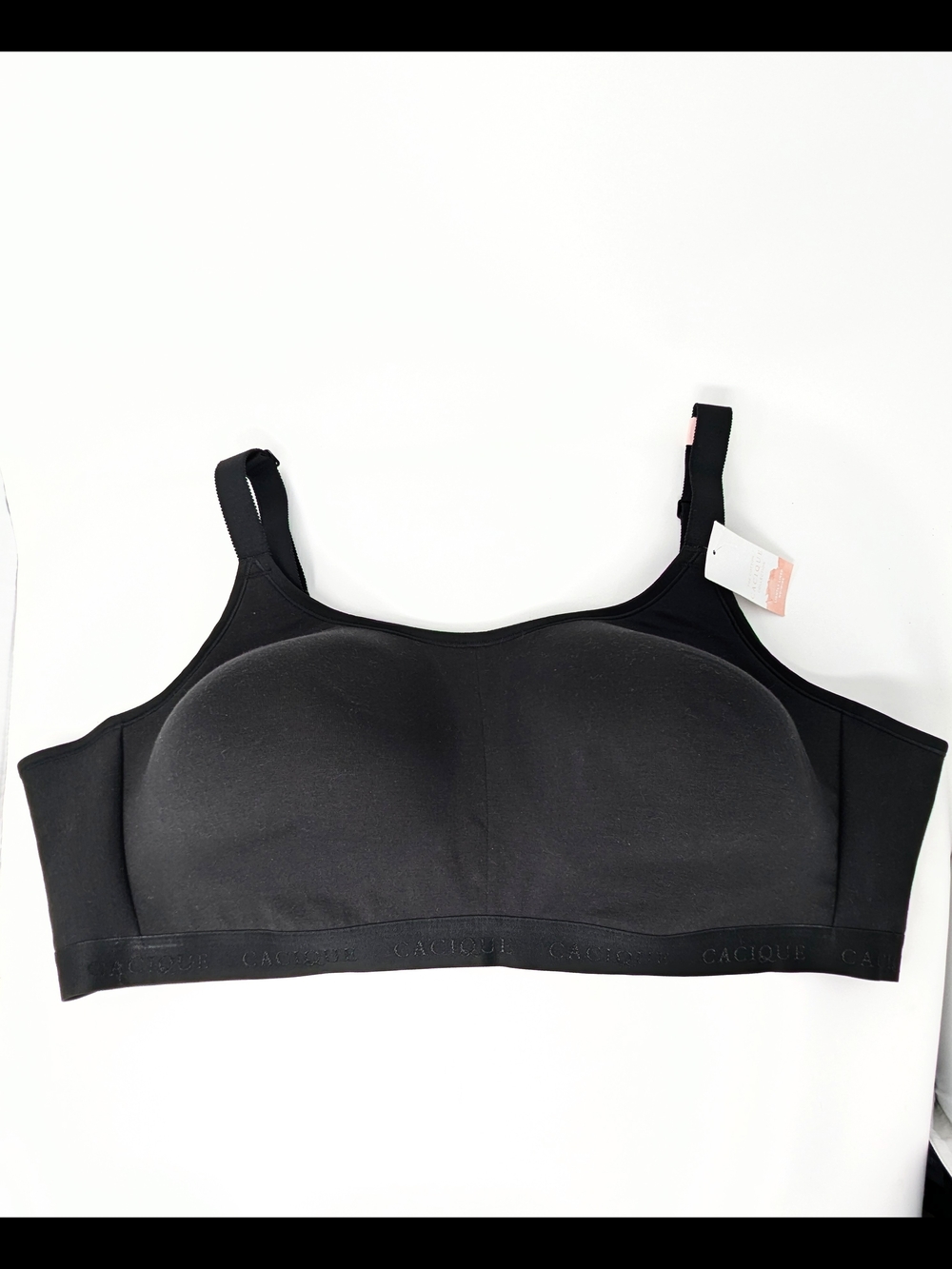 Cacique Comfort Bliss Cotton Neck-Scoop Lightly Lined Wireless Bra